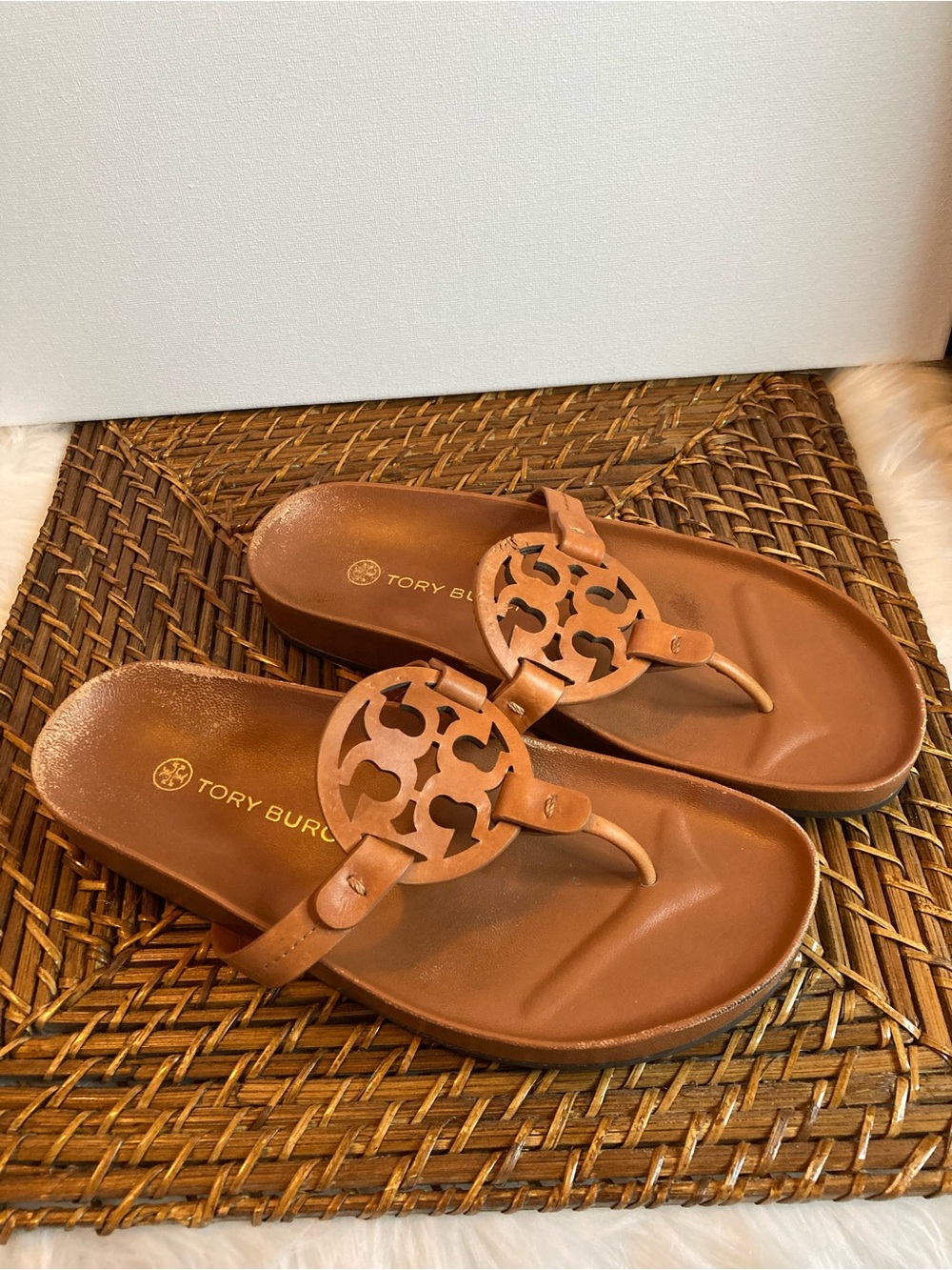 Tory Burch Miller Cloud Sandals Size 7.5 - Picture 4 of 6